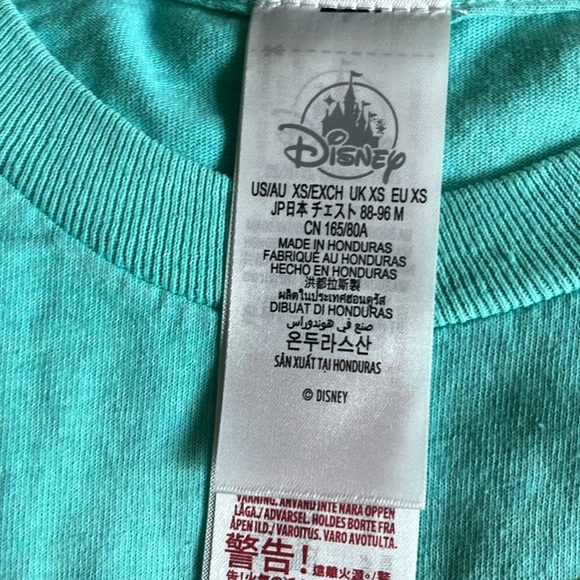 NWOT Disney Parks Peter Pan Long Sleeve Double sided Crew Neck Tee Size XS - Picture 4 of 7